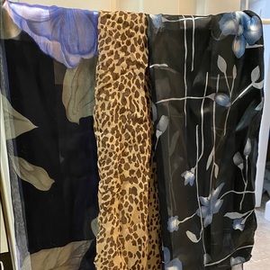 1 Ann Taylor and 2 other scarves
